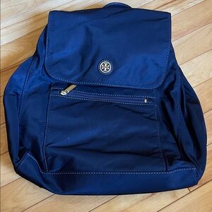 Tory Burch Navy Blue Backpack